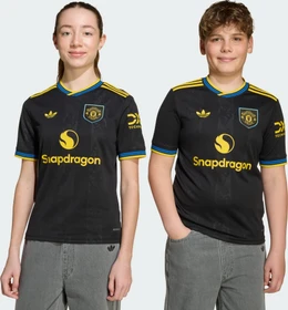 adidas Manchester United 2026/2027 Ausweichtrikot kurzarm schwarz (Junior)