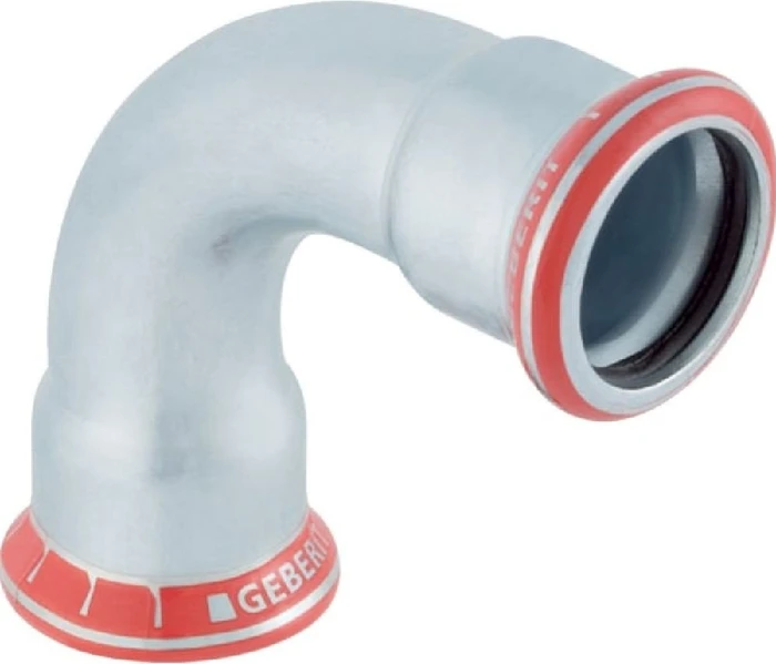 Geberit Mapress C-Stahl Bogen 90° d=15mm L=49mm Z=29mm