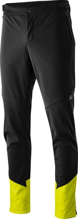 Gonso Adventure Softshell Fahrradhose lang black/safetyyellow (Herren)