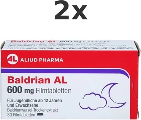 Aliud Baldrian AL 600mg Filmtabletten, 30 Stück