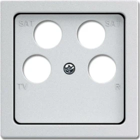 Busch-Jaeger Busch-balance SI Zentralscheibe 50x50mm, alusilber