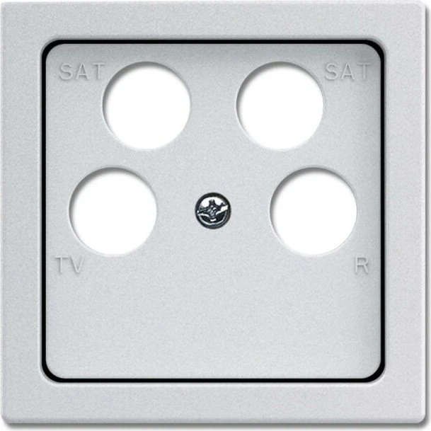 Busch-Jaeger Busch-balance SI Zentralscheibe 50x50mm, alusilber