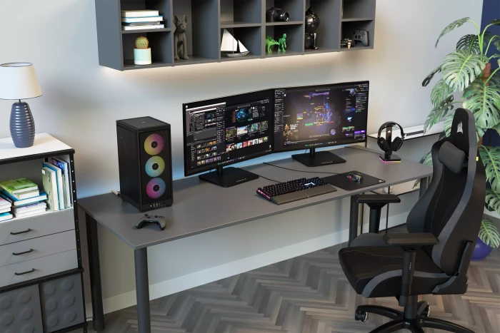 Corsair 2000D RGB Airflow, schwarz, Mini-ITX