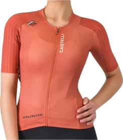 Castelli Unlimited Pro 2 Trikot kurzarm paprika (Damen)