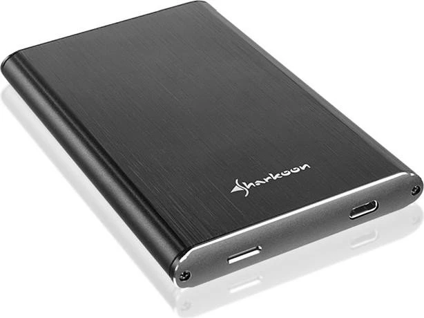 Sharkoon Rapid-Case externes-Gehäuse 9.5mm, schwarz, 2.5", USB-C 3.1