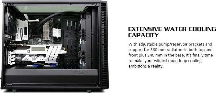 Fractal Design Define S2 Vision Blackout, Glasfenster