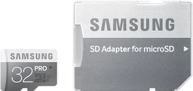 Samsung PRO R90/W50 32GB Kit, UHS-I, Class 10