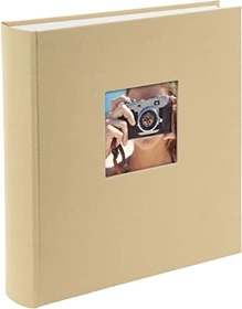 Goldbuch Buch Fotoalbum Bella Vista 30x31 weiße Seiten beige