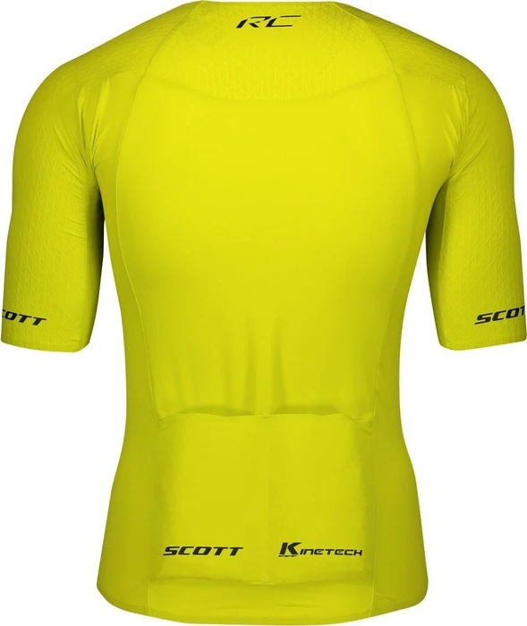 Scott RC Premium Kinetech Trikot kurzarm sulphur yellow/black (Herren)