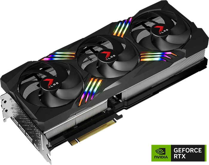 PNY GeForce RTX 4090 XLR8 Gaming Verto Epic-X RGB Overclocked Triple Fan, 24GB GDDR6X, HDMI, 3x DP