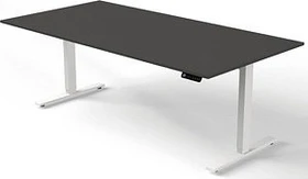 Kerkmann Move 3 elektrisch höhenverstellbarer Sitz-Steh-Schreibtisch 200x100cm anthrazit/weiß