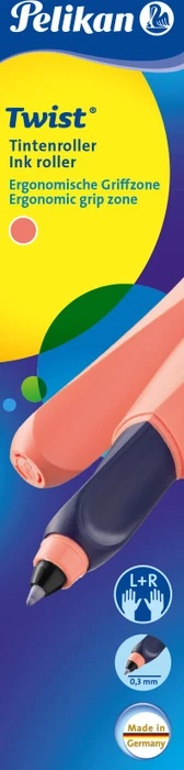 Pelikan Twist Tintenroller (Mine) berry, Rechts- und Linkshänder, Faltschachtel