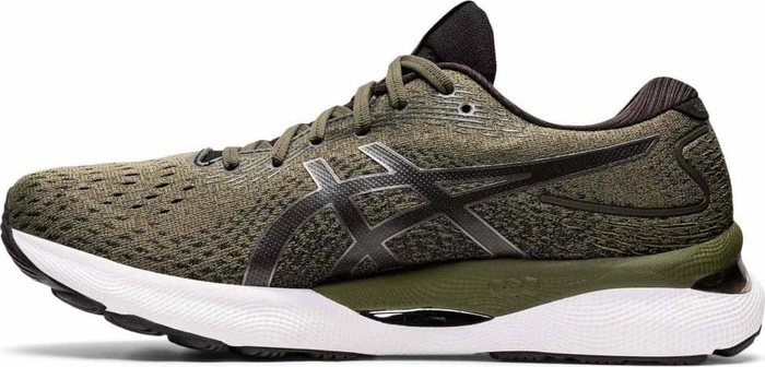 Asics Gel-Nimbus 24 olive canvas/gunmetal (Herren)