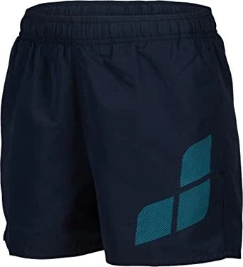 Arena Logo R Badeshorts navy/turquoise (Junior)
