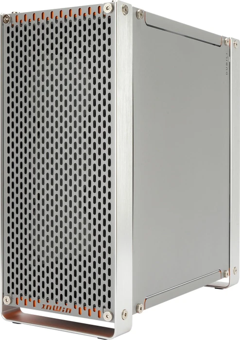 In Win Dubili Titanium Grey DIY Edition, modular, grau, Glasfenster