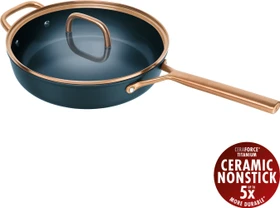 Zwilling Milano Schmorpfanne mit Glasdeckel 28cm blau