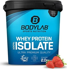 BodyLab24 Whey Protein Isolate Erdbeer 2kg