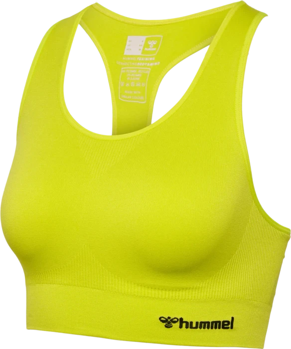 hummel Seamless Sports Top Funktionsshirt ärmellos gelb (Damen)