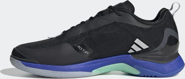 adidas AVACOURT core black/silver metallic/lucid blue (Damen)