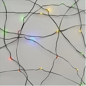 Emos Nano Lichterkette grün LED 150x mehrfarbig