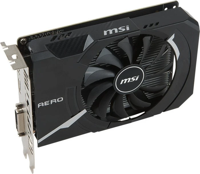 MSI GeForce GTX 1050 Ti Aero ITX 4G OC, 4GB GDDR5, DVI, HDMI, DP
