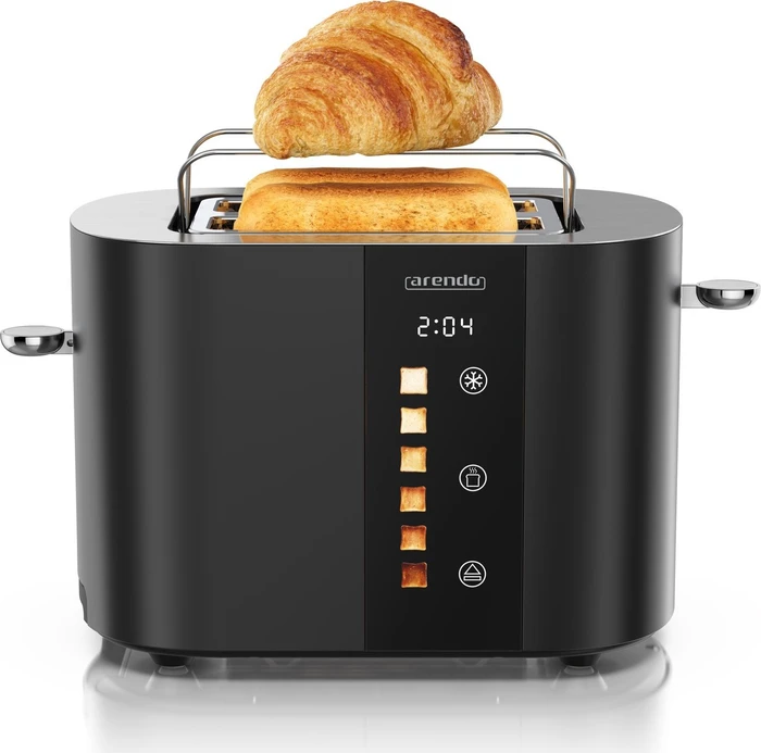 Arendo 307193 Level Touch Toaster schwarz