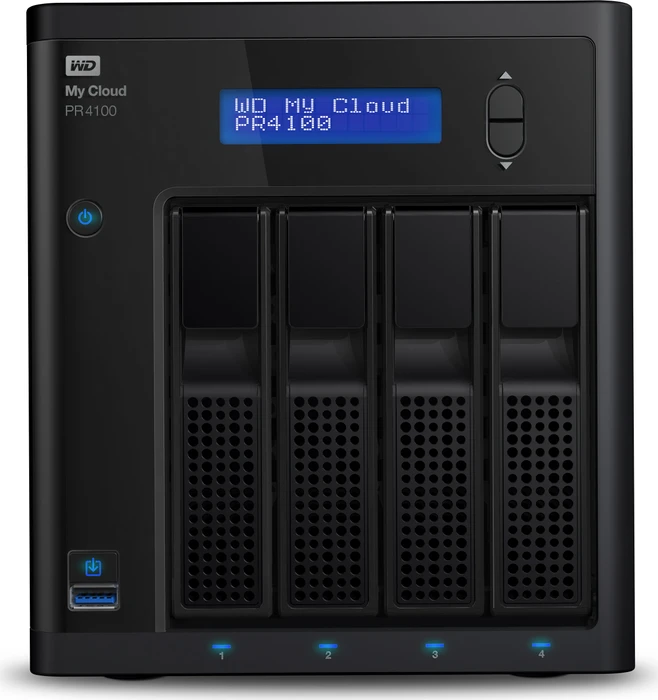 Western Digital My Cloud Pro PR4100, 4GB RAM, 2x RJ-45 1000Base-T, 3x USB-A 3.0