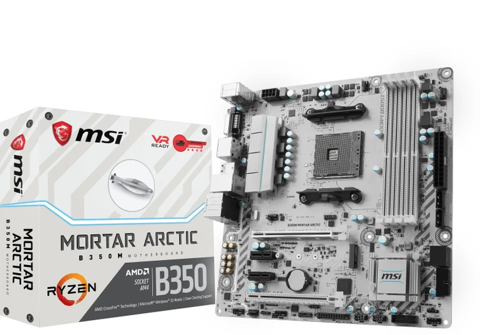 MSI B350M Mortar Arctic (AMD AM4)