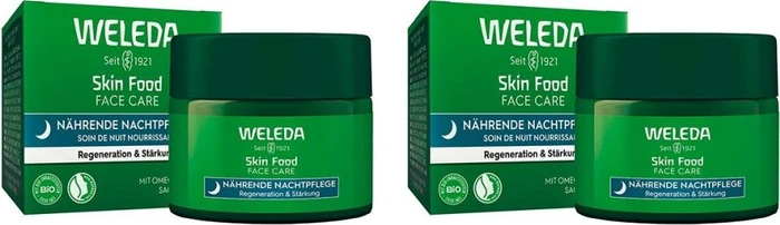 Weleda Skin Food Nährende Nachtpflege, 80ml (2x 40ml)