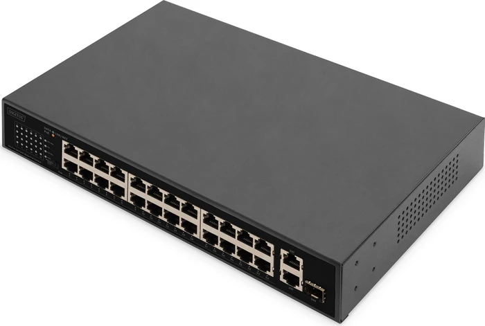 Digitus DN-953 Rackmount Switch, 25x RJ-45, 1x RJ-45/SFP, 240W PoE+