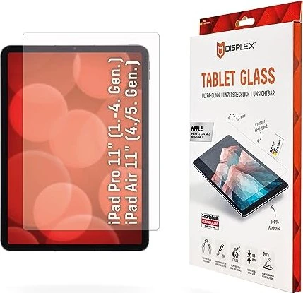 Displex Tablet Schutzfolie für Apple iPad Air 4, Apple iPad Air 5, Apple iPad Pro 11