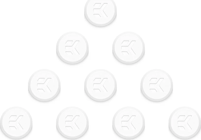 EK Water Blocks Quantum Line EK-Quantum Torque Plug Cover, weiß, 10er-Pack