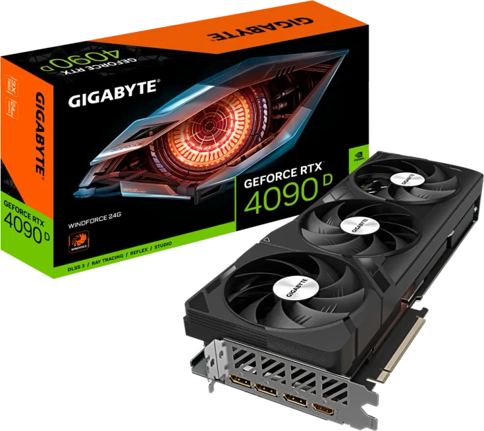 GIGABYTE GeForce RTX 4090D Windforce 24G, 24GB GDDR6X, HDMI, 3x DP