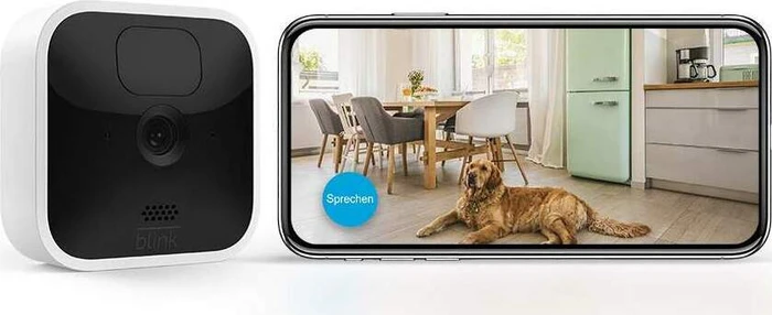 Blink Indoor Kamera weiß, 2. Generation/2020, inkl. Sync-Modul 2, 3er-Pack