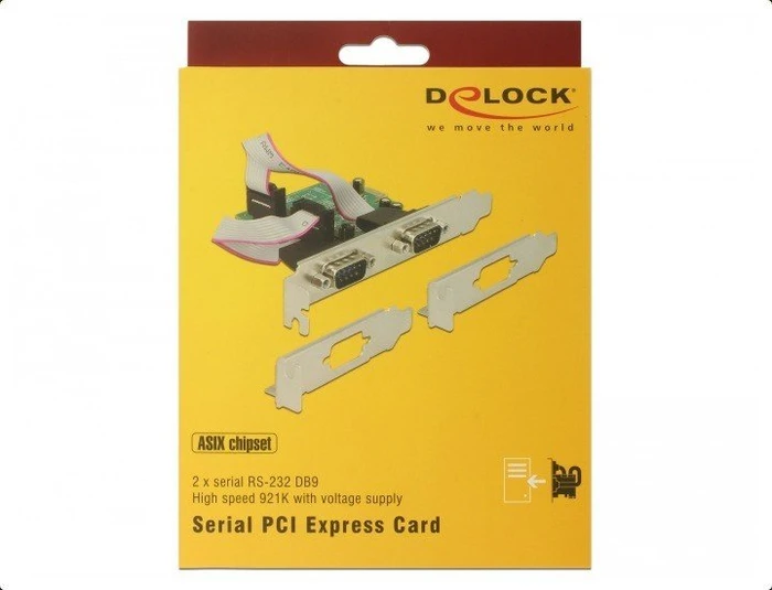 DeLOCK 2x seriell, PCIe 2.0 x1