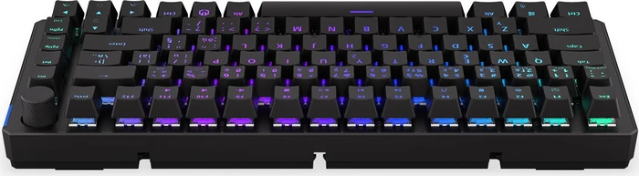 Endorfy Thock 75% Wireless, PBT, LEDs RGB, hot-swap, Black, Kailh Box BLACK, USB/Bluetooth, CZ