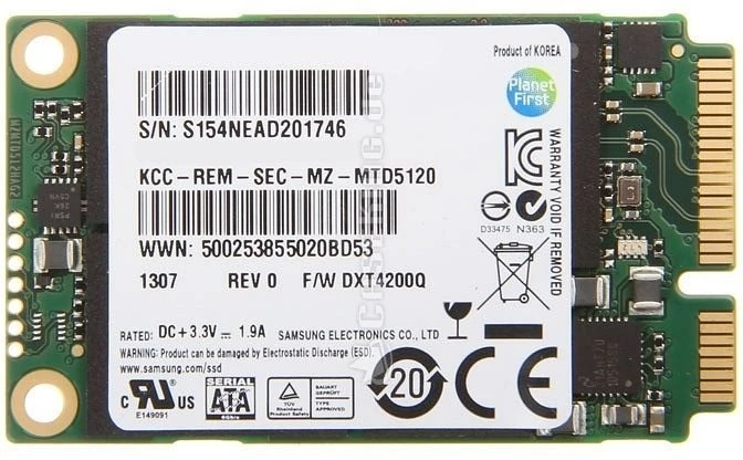Samsung SSD PM841 256GB, MO-300 / mSATA 6Gb/s