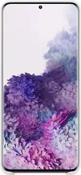 Samsung Silicone Cover für Galaxy S20+ weiß