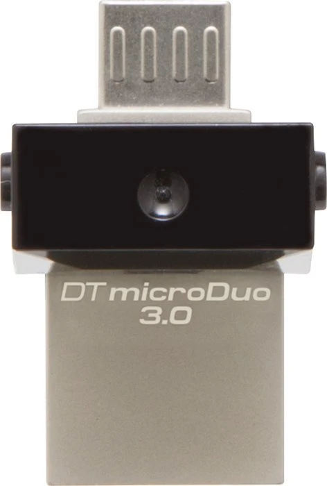 Kingston DataTraveler microDuo 64GB, USB-A + USB Micro-B, USB 3.2 Gen 1×1, USB 2.0