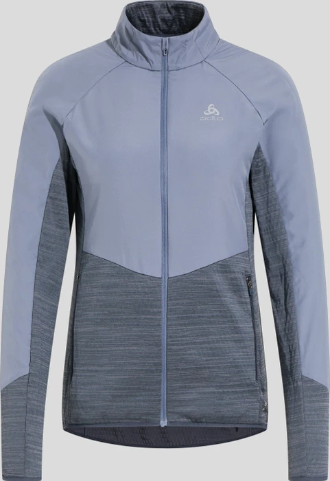 Odlo The Run Easy Warm Hybrid Funktionsjacke india ink/folkstone gray (Damen)