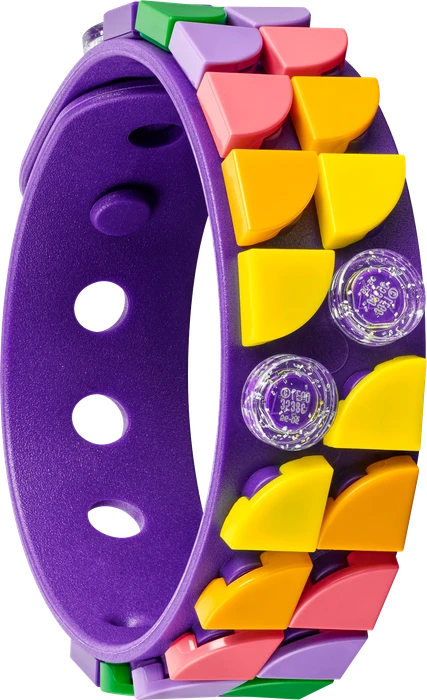 LEGO Dots - Neon-Tiger Armband & Taschenanhänger