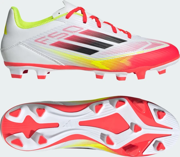 adidas F50 Club FG/MG gold metallic/cloud white/carbon black