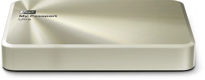 Western Digital WD My Passport Ultra Metal gold - Anniversary Edition - 2TB, USB 3.0 Micro-B