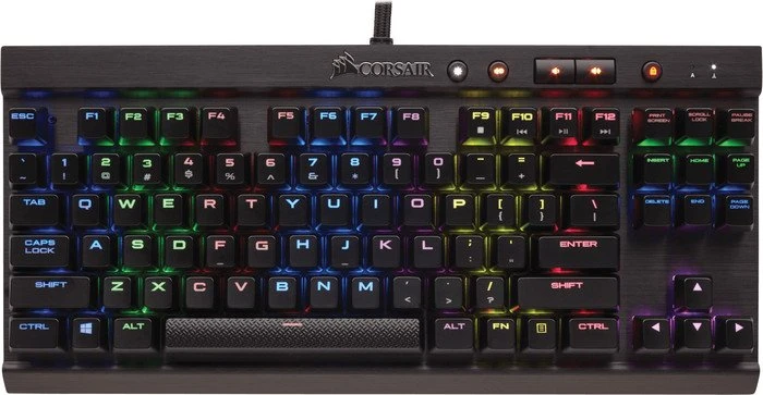 Corsair Gaming K65 RGB Rapidfire Compact, MX SPEED RGB Silver, USB, UK
