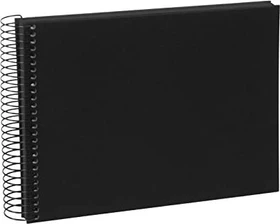 Goldbuch Spiralalbum, 24x17, 40 schwarze Seiten, Bella Vista schwarz