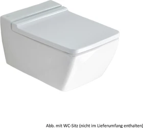 Geberit Xeno² Wand-WC Tiefspüler, geschlossene Form, Rimfree weiß/KeraTect