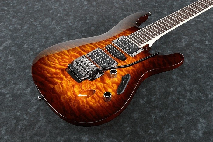 Ibanez S670QM DEB Dragon Eye Burst