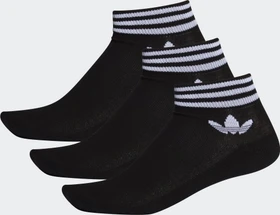 adidas Trefoil Ankle Socken black/white, 3 Paare