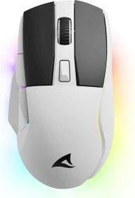 Sharkoon Skiller SGM50W mit Ladestation, weiß, USB (4044951040247)