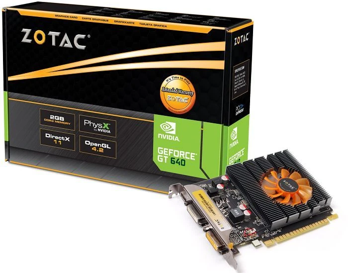 Zotac GeForce GT 640, 2GB DDR3, 2x DVI, Mini HDMI